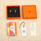 【関税負担なし・送料無料・代引可】エルメス ピアス 未使用 箱付き