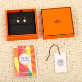 【関税負担なし・送料無料・代引可】エルメス ピアス 未使用 箱付き