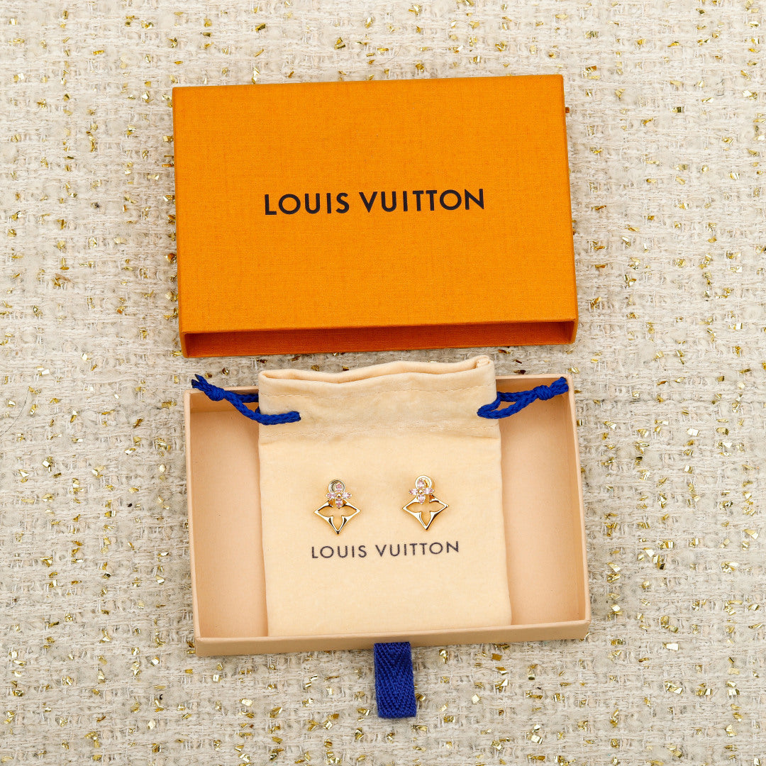 【関税負担なし・送料無料・代引可】ヴィトン ピアス 未使用 箱付き