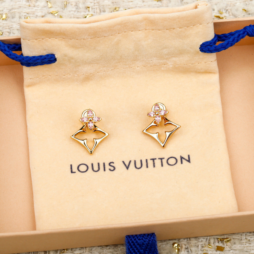 【関税負担なし・送料無料・代引可】ヴィトン ピアス 未使用 箱付き