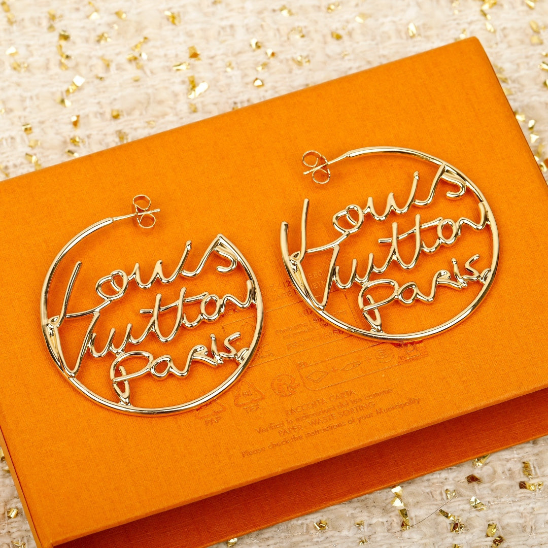 【関税負担なし・送料無料・代引可】ヴィトン ピアス 未使用 箱付き