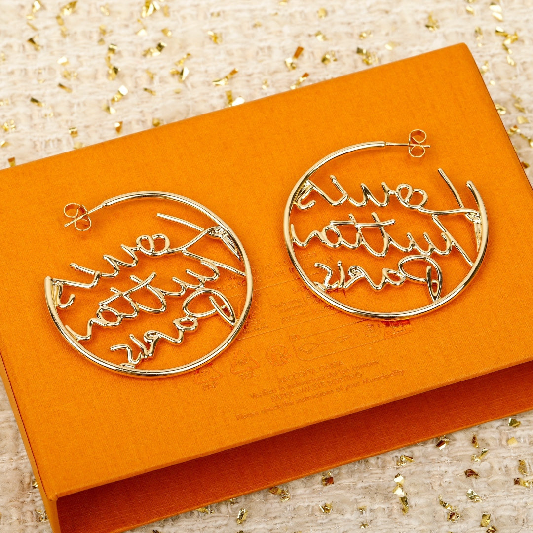 【関税負担なし・送料無料・代引可】ヴィトン ピアス 未使用 箱付き