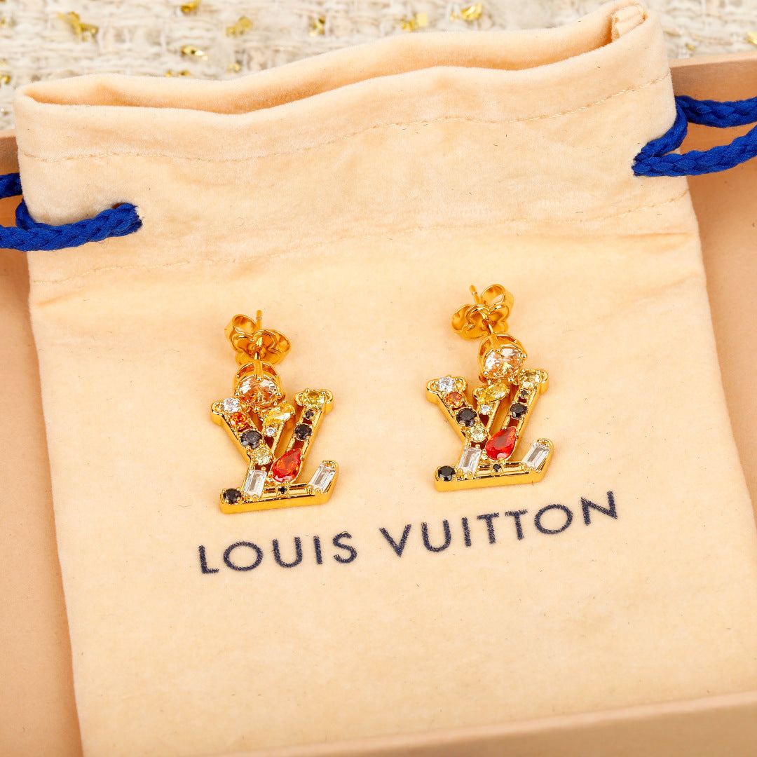 【関税負担なし・送料無料・代引可】ヴィトン ピアス 未使用 箱付き