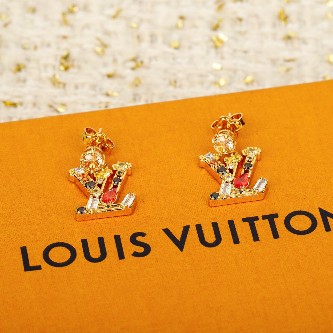 【関税負担なし・送料無料・代引可】ヴィトン ピアス 未使用 箱付き