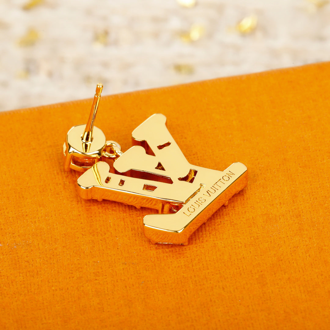 【関税負担なし・送料無料・代引可】ヴィトン ピアス 未使用 箱付き