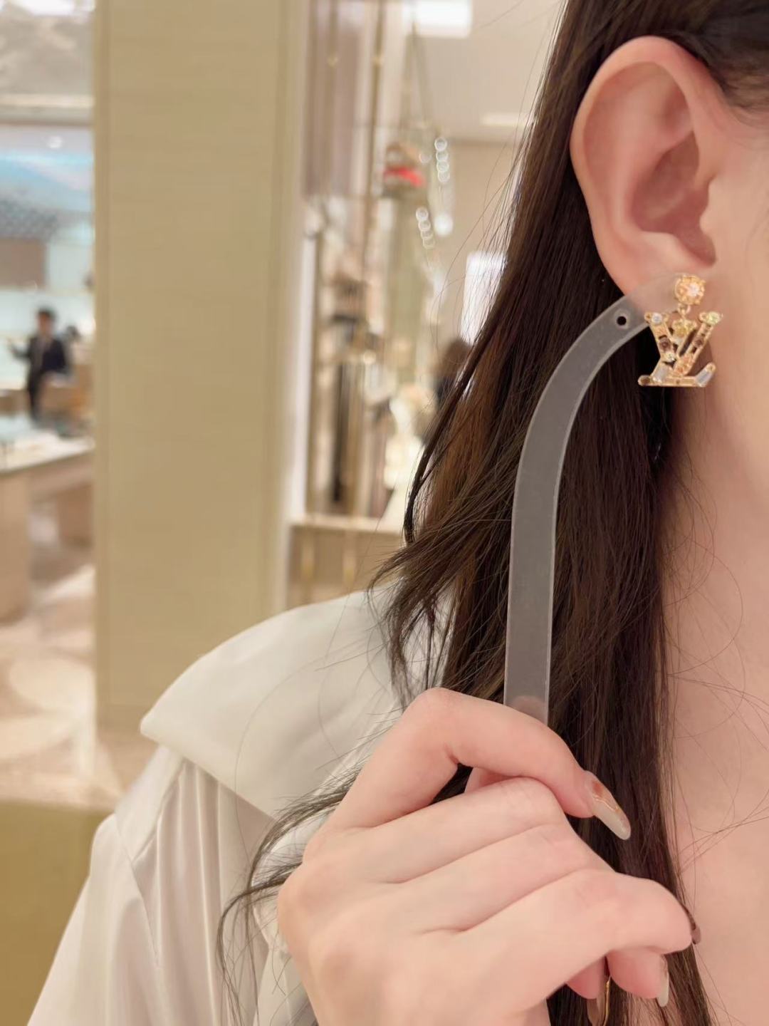 【関税負担なし・送料無料・代引可】ヴィトン ピアス 未使用 箱付き