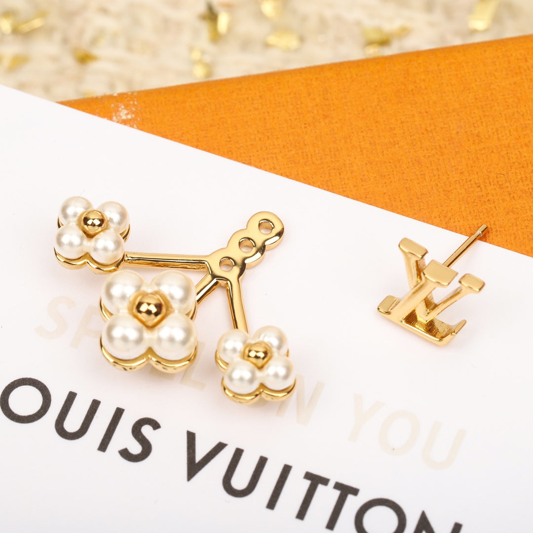 【関税負担なし・送料無料・代引可】ヴィトン ピアス 未使用 箱付き