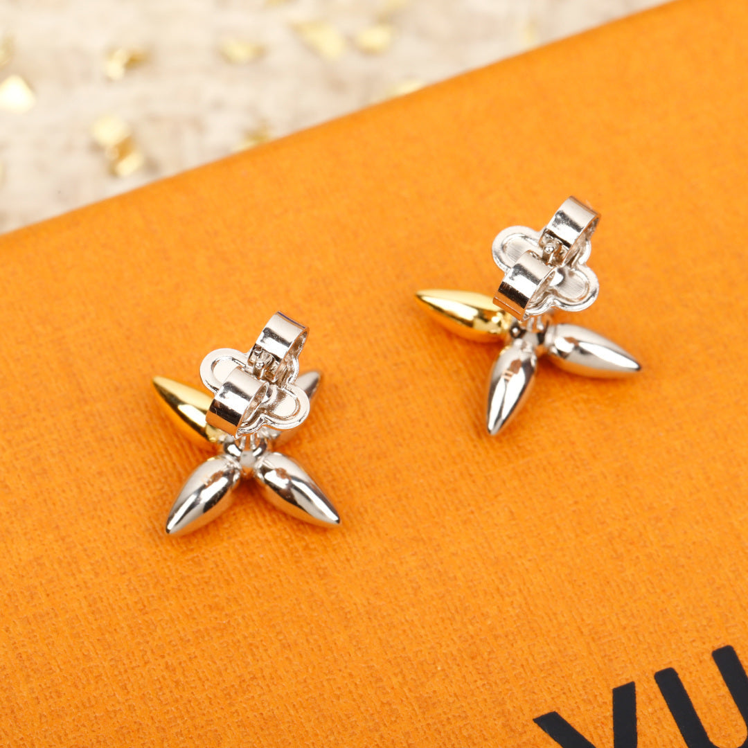 【関税負担なし・送料無料・代引可】ヴィトン ピアス 未使用 箱付き