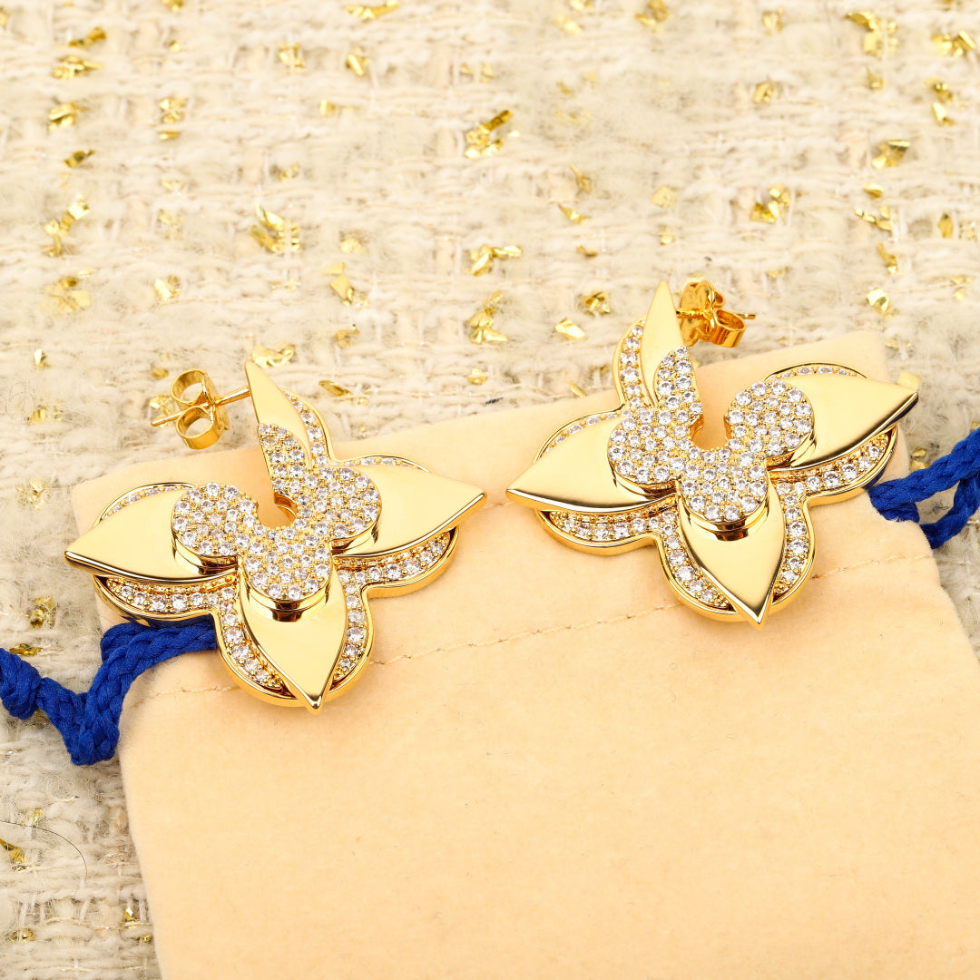 【関税負担なし・送料無料・代引可】ヴィトン ピアス 未使用 箱付き