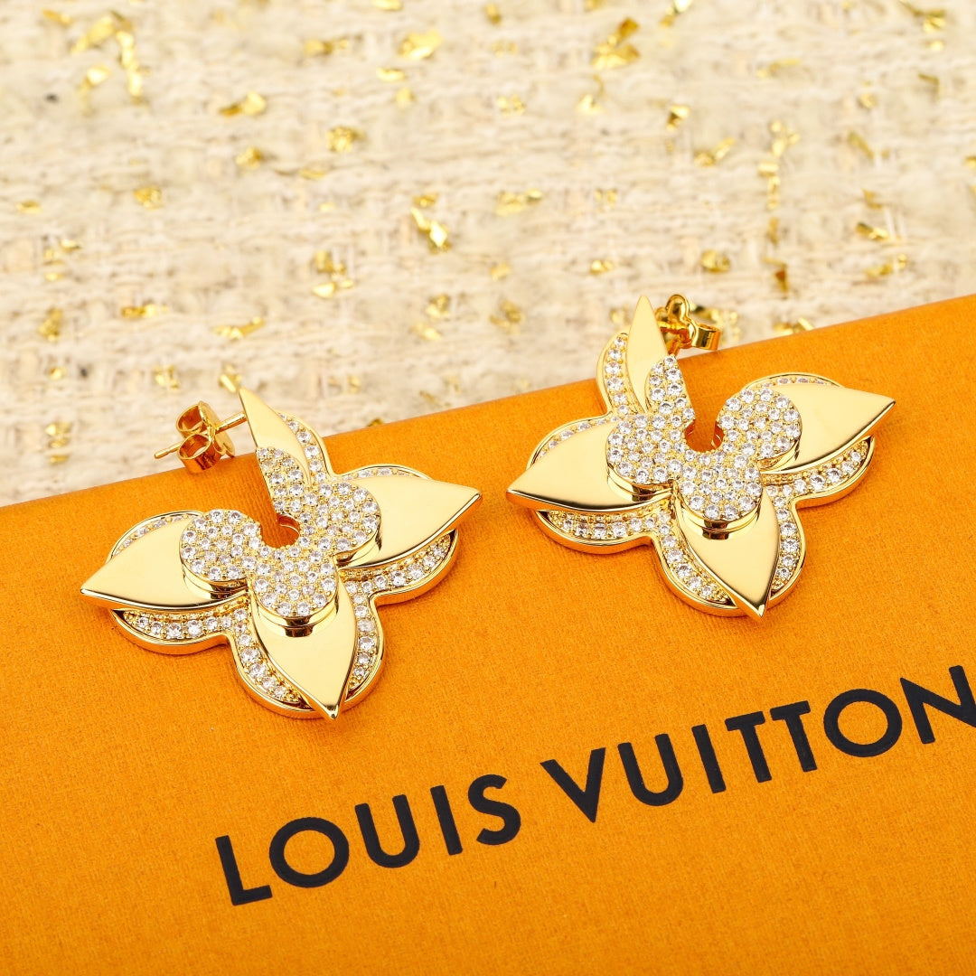 【関税負担なし・送料無料・代引可】ヴィトン ピアス 未使用 箱付き