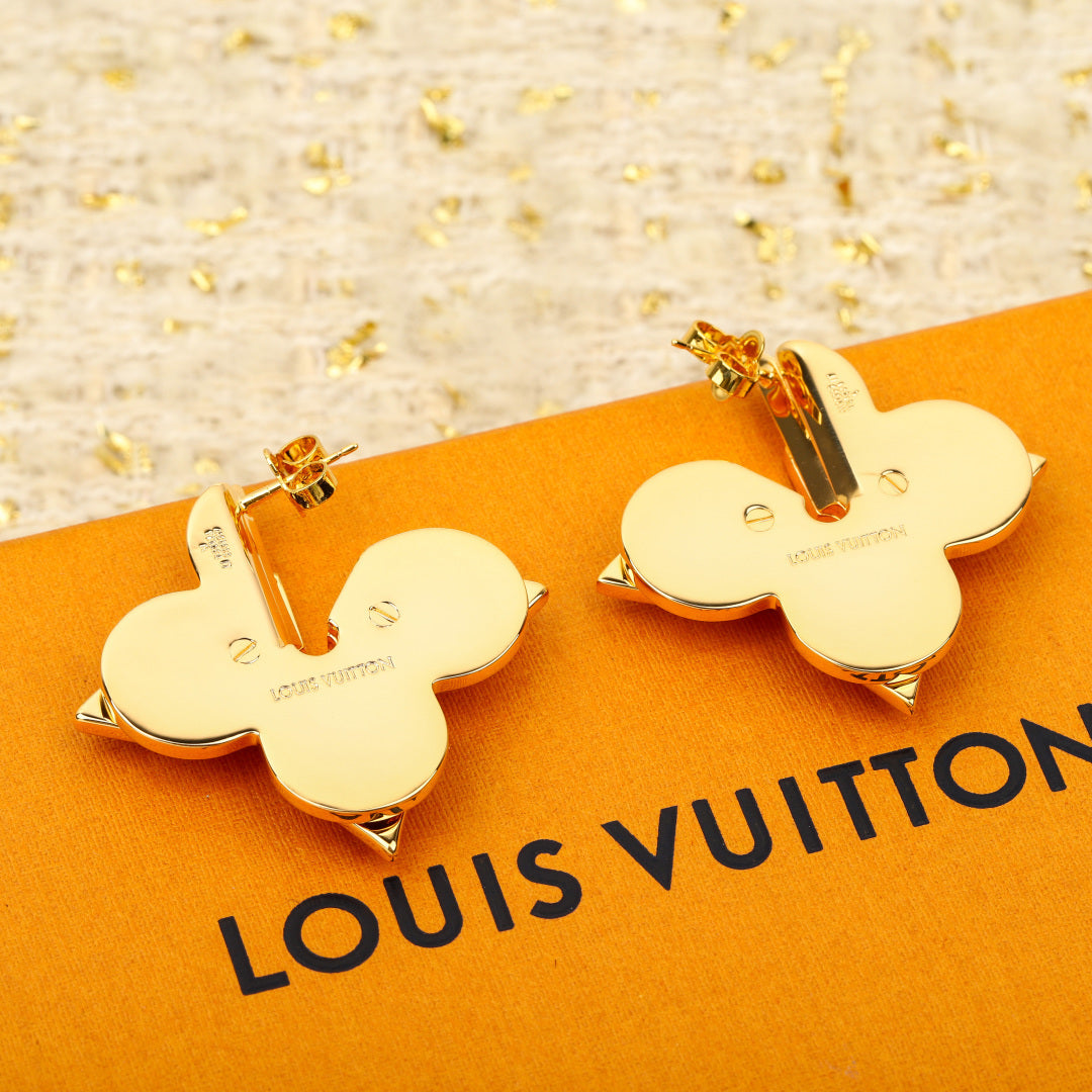 【関税負担なし・送料無料・代引可】ヴィトン ピアス 未使用 箱付き