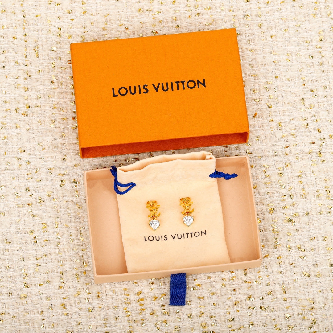 【関税負担なし・送料無料・代引可】ヴィトン ピアス 未使用 箱付き