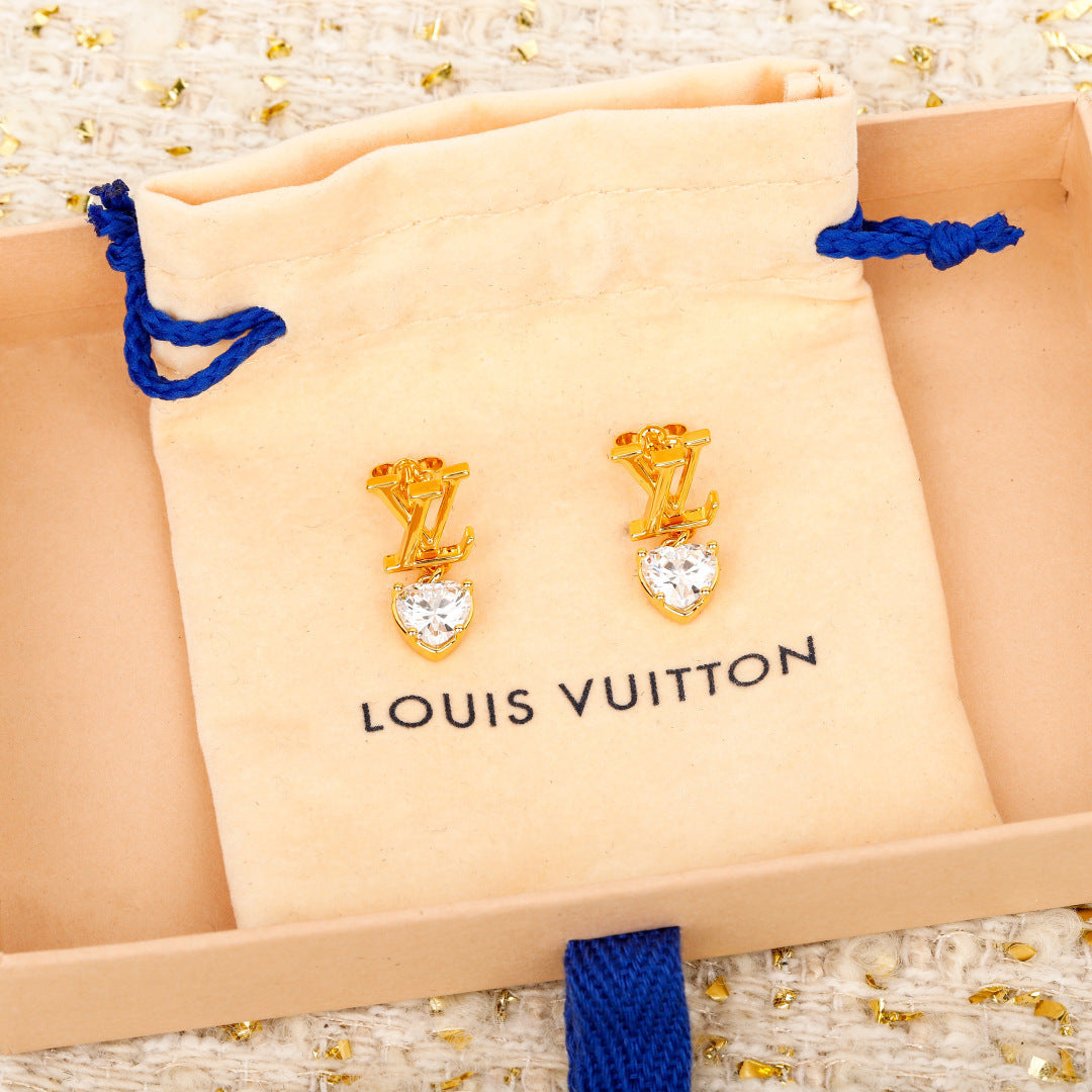 【関税負担なし・送料無料・代引可】ヴィトン ピアス 未使用 箱付き