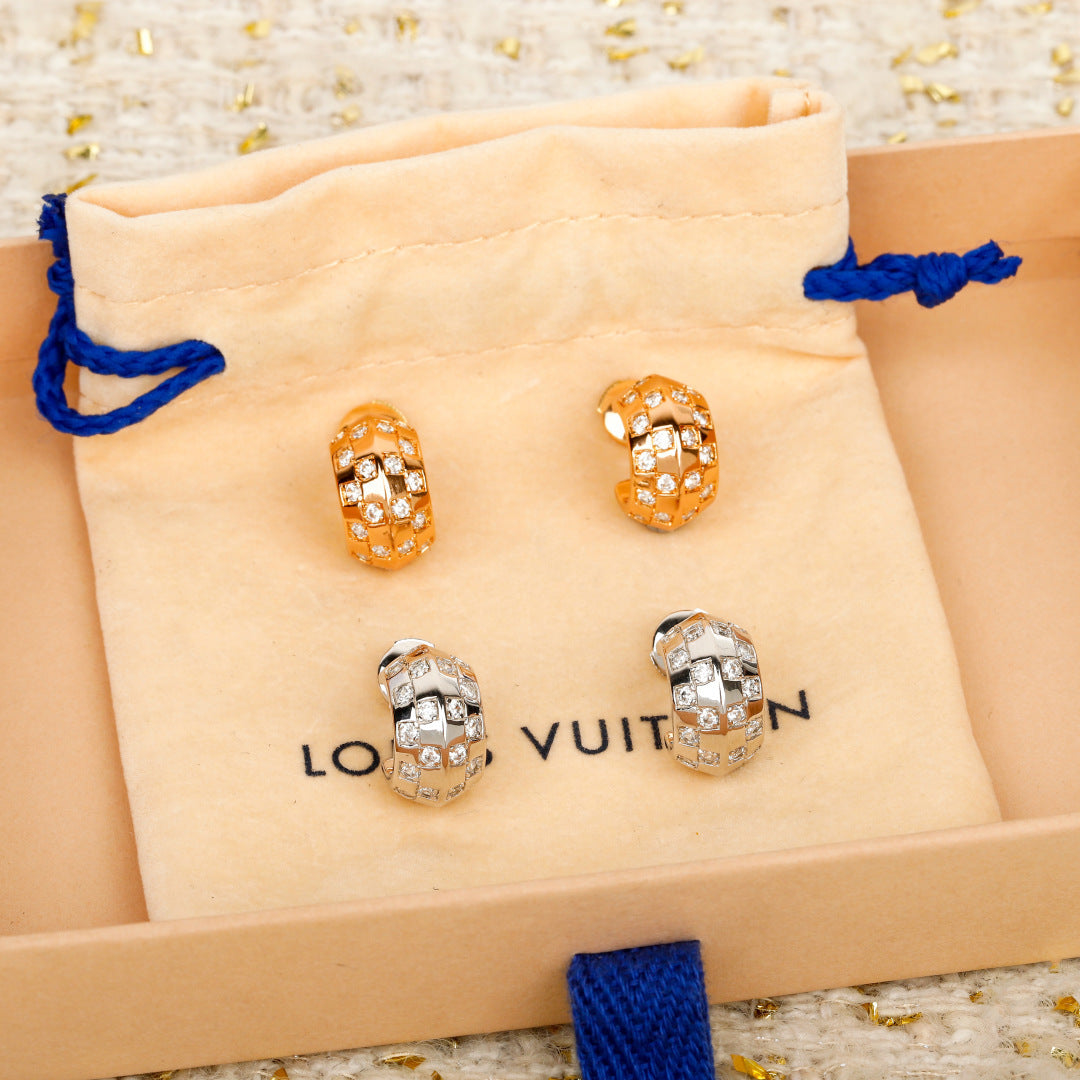 【関税負担なし・送料無料・代引可】ヴィトン ピアス 未使用 箱付き