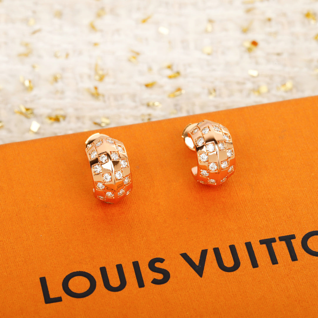 【関税負担なし・送料無料・代引可】ヴィトン ピアス 未使用 箱付き