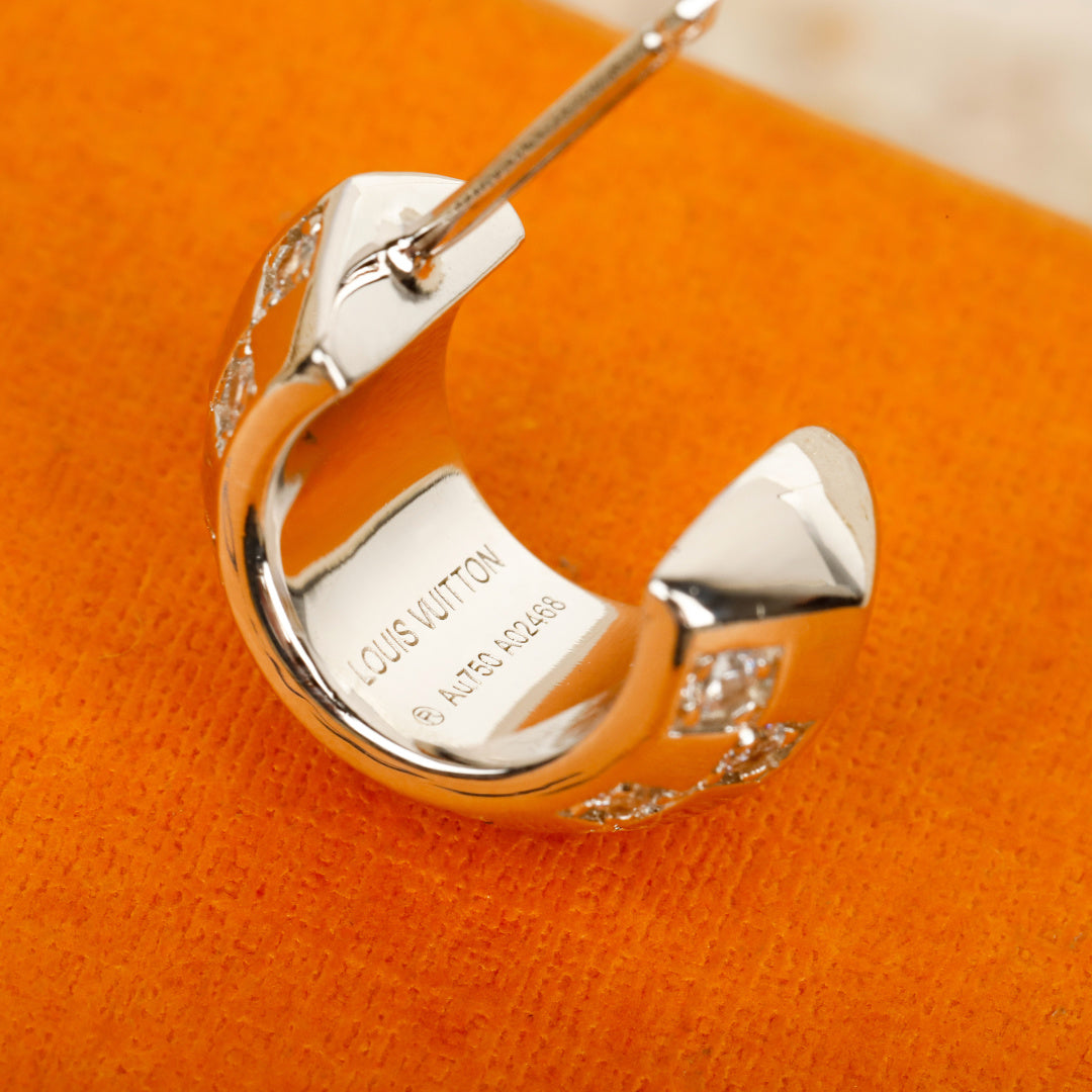 【関税負担なし・送料無料・代引可】ヴィトン ピアス 未使用 箱付き