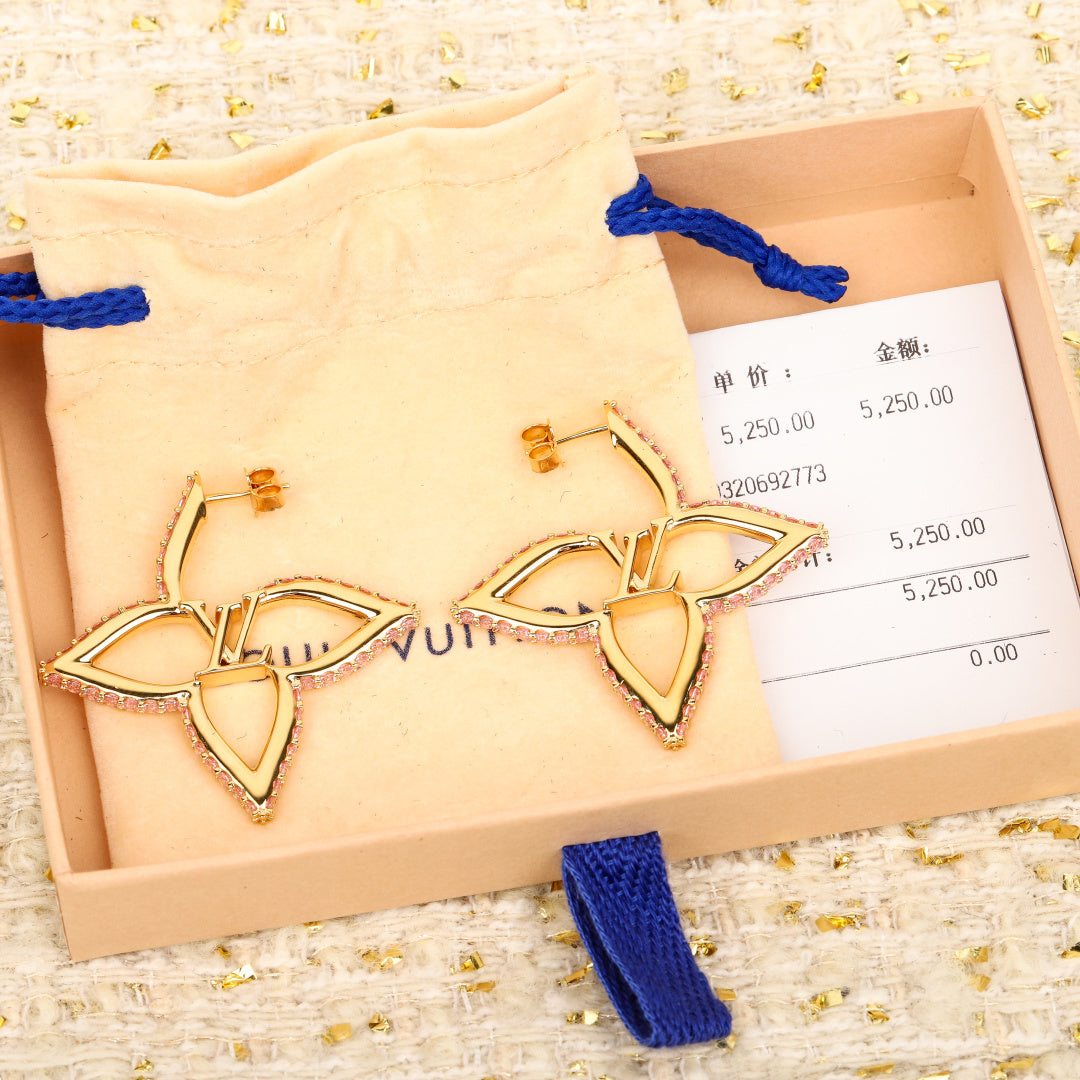 【関税負担なし・送料無料・代引可】ヴィトン ピアス 未使用 箱付き