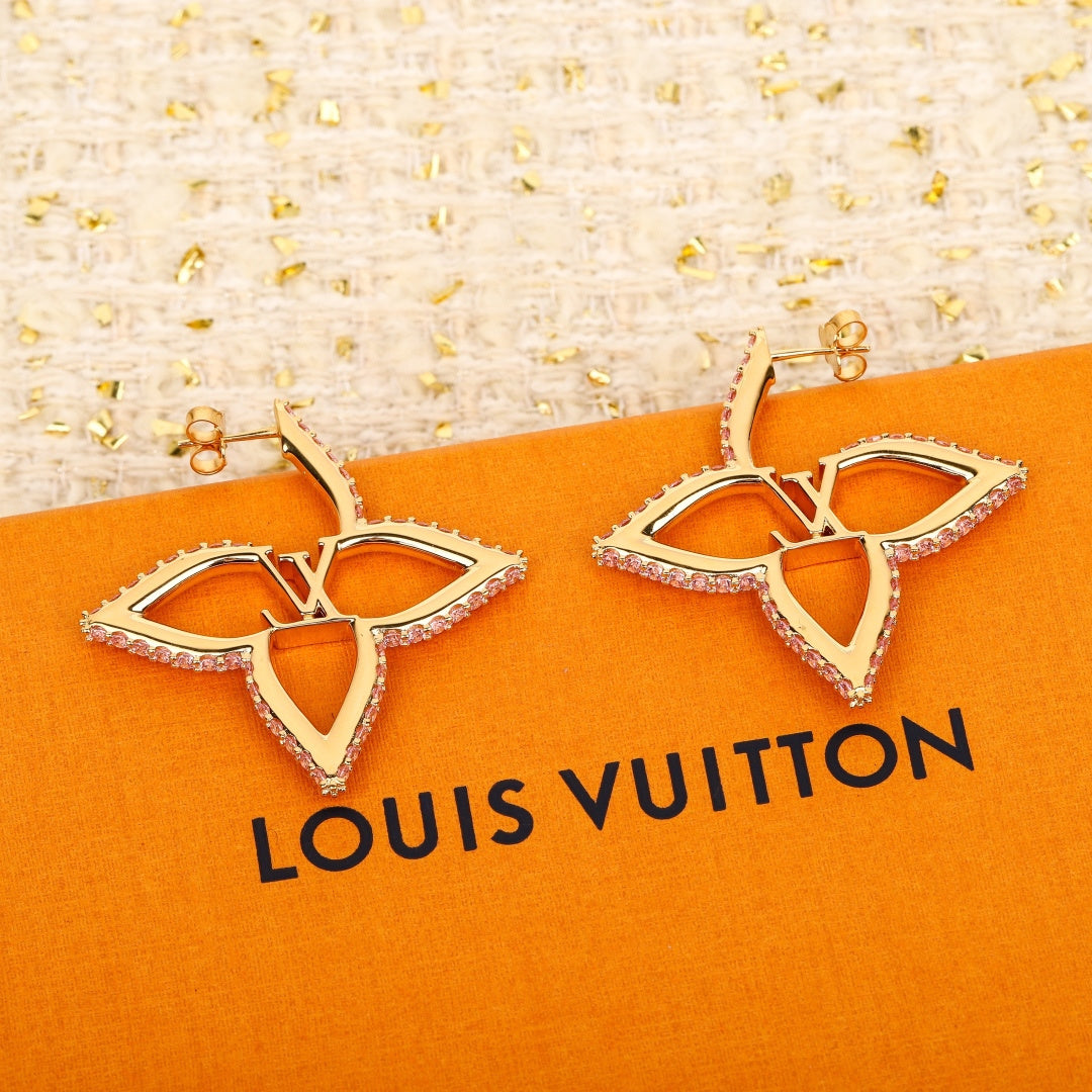 【関税負担なし・送料無料・代引可】ヴィトン ピアス 未使用 箱付き