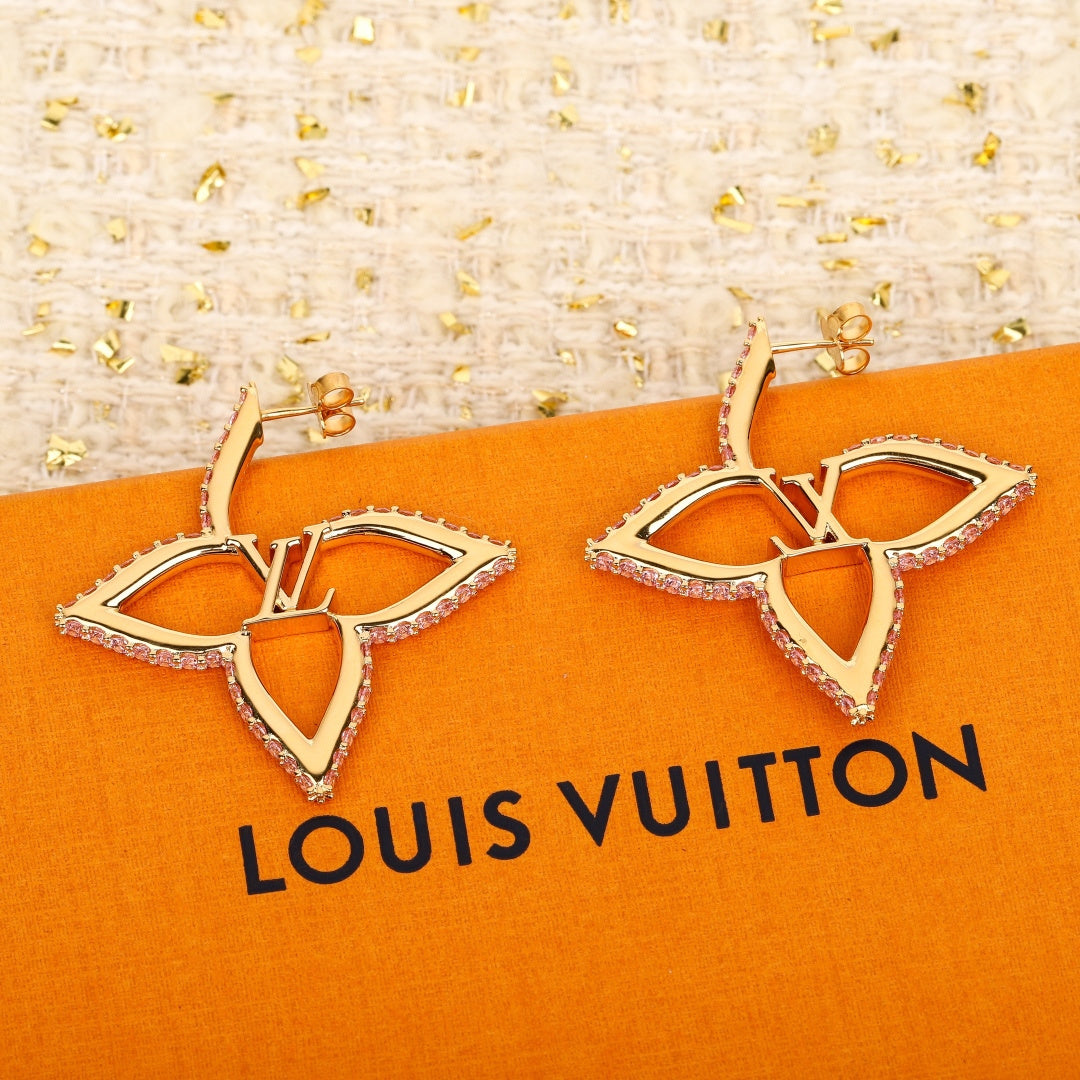 【関税負担なし・送料無料・代引可】ヴィトン ピアス 未使用 箱付き