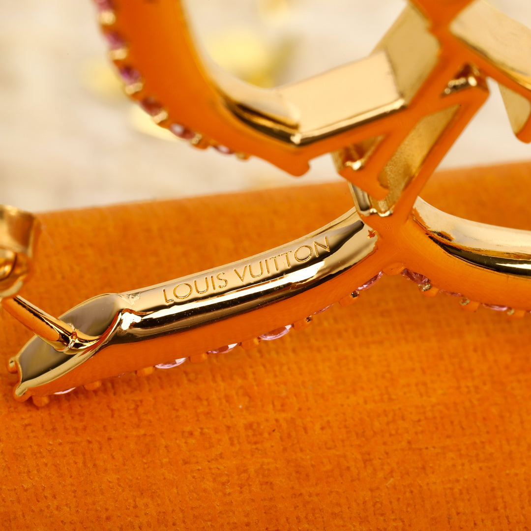 【関税負担なし・送料無料・代引可】ヴィトン ピアス 未使用 箱付き