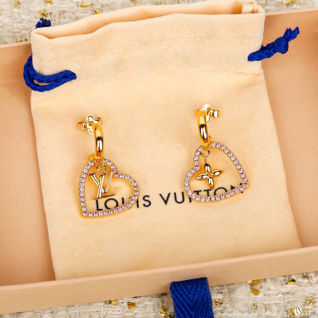 【関税負担なし・送料無料・代引可】ヴィトン ピアス 未使用 箱付き