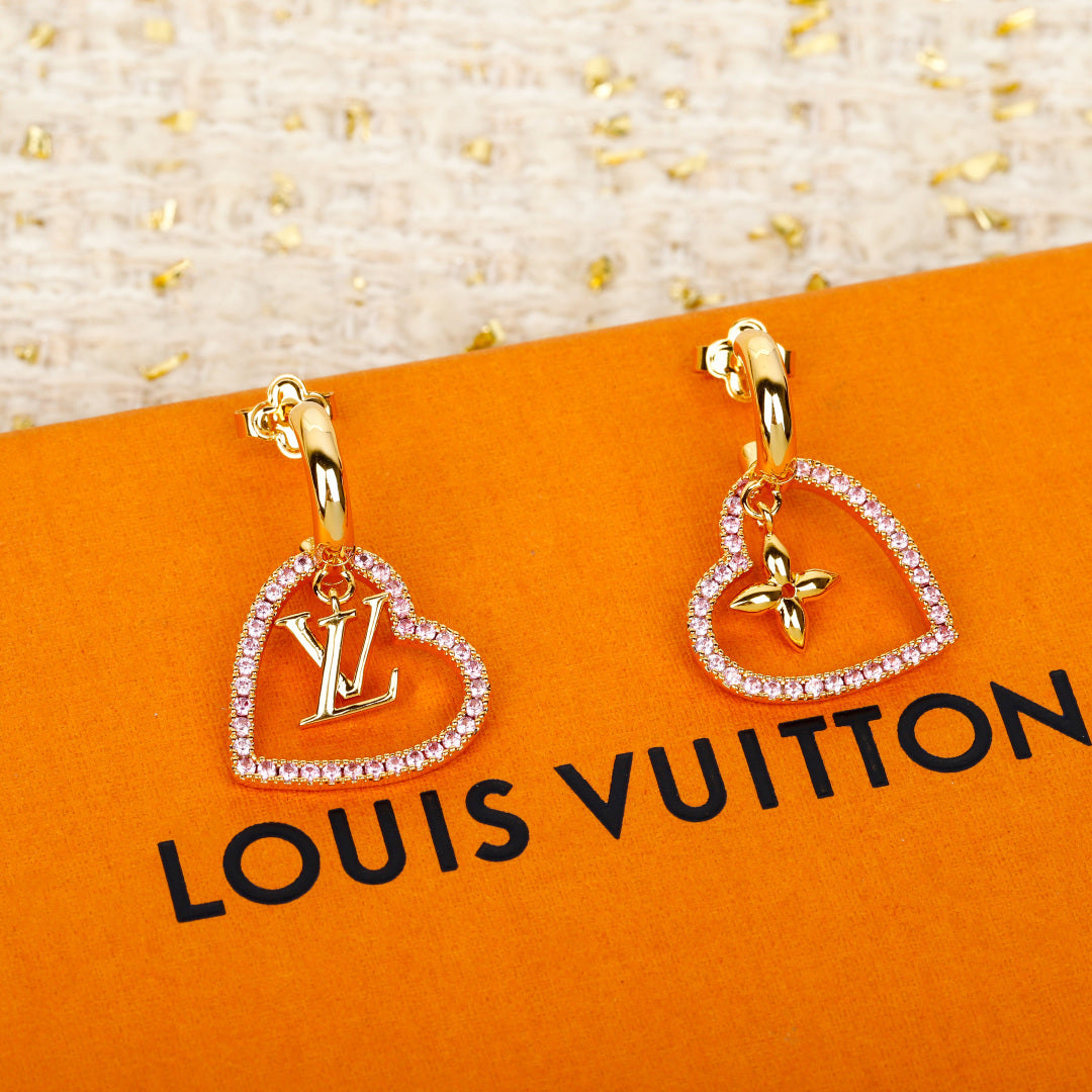 【関税負担なし・送料無料・代引可】ヴィトン ピアス 未使用 箱付き