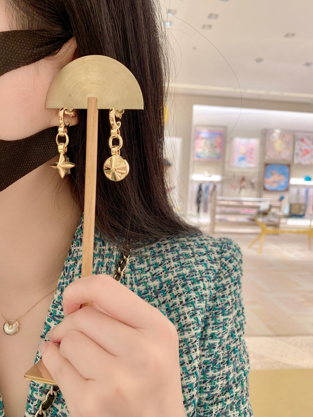 【関税負担なし・送料無料・代引可】ヴィトン ピアス 未使用 箱付き