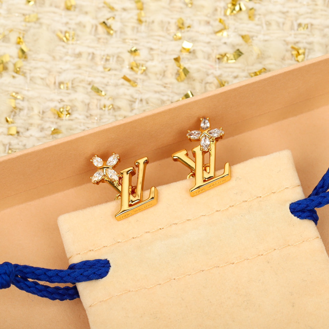 【関税負担なし・送料無料・代引可】ヴィトン ピアス 未使用 箱付き