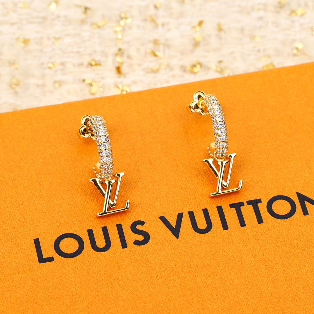 【関税負担なし・送料無料・代引可】ヴィトン ピアス 未使用 箱付き