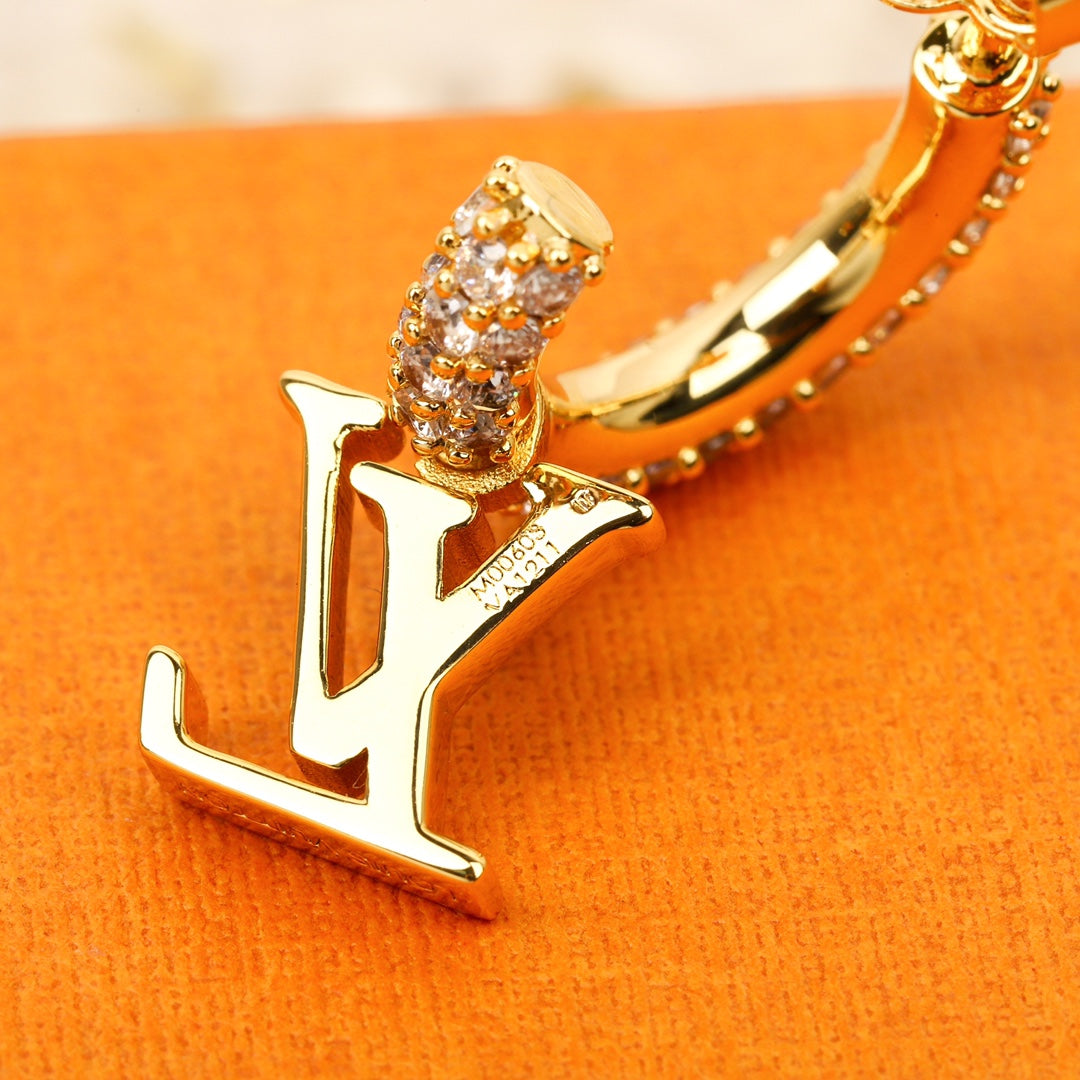 【関税負担なし・送料無料・代引可】ヴィトン ピアス 未使用 箱付き