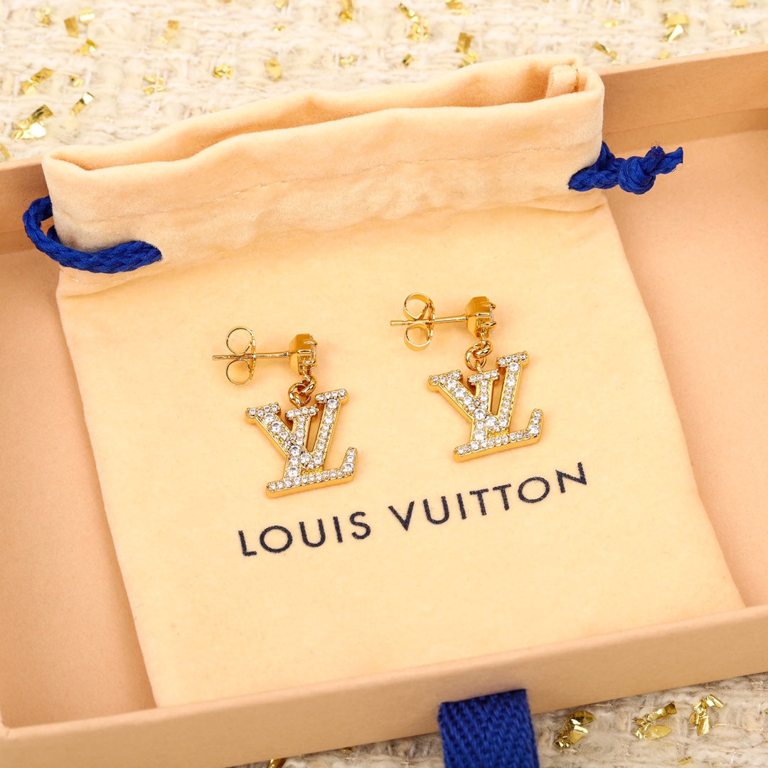 【関税負担なし・送料無料・代引可】ヴィトン ピアス 未使用 箱付き