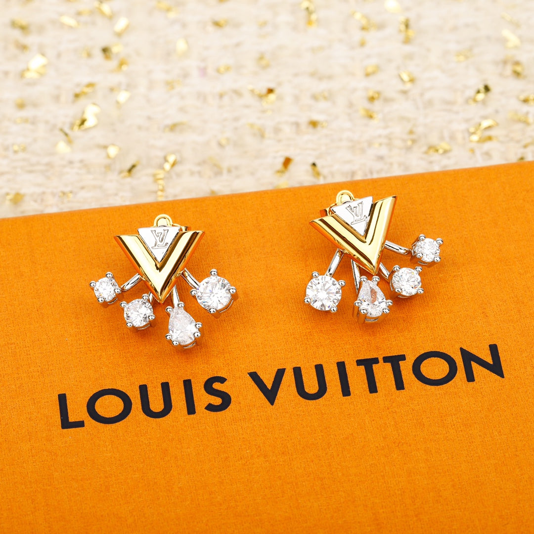 【関税負担なし・送料無料・代引可】ヴィトン ピアス 未使用 箱付き