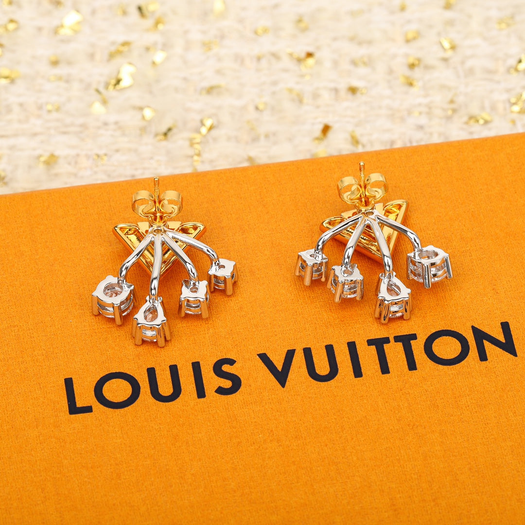 【関税負担なし・送料無料・代引可】ヴィトン ピアス 未使用 箱付き