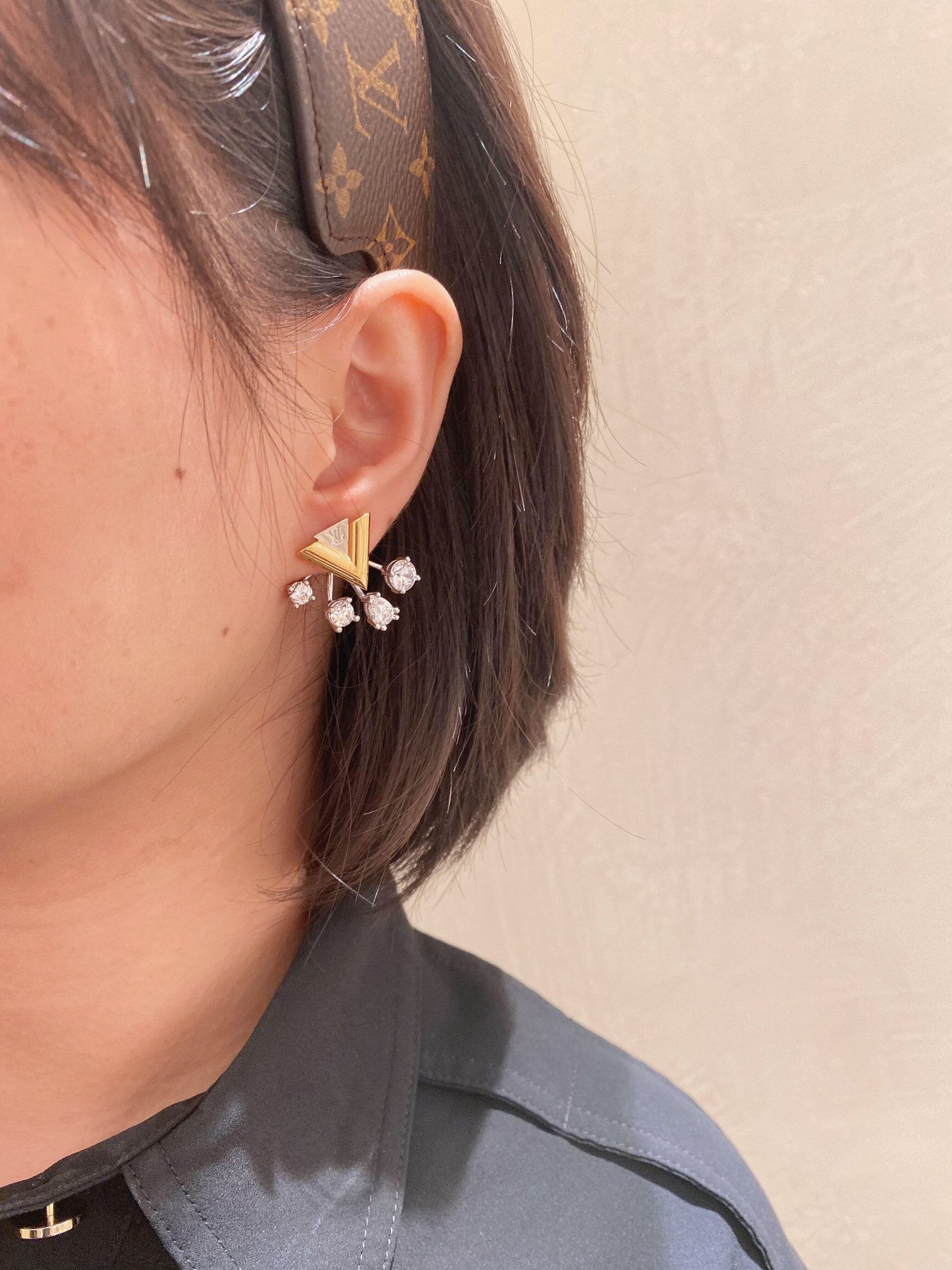 【関税負担なし・送料無料・代引可】ヴィトン ピアス 未使用 箱付き