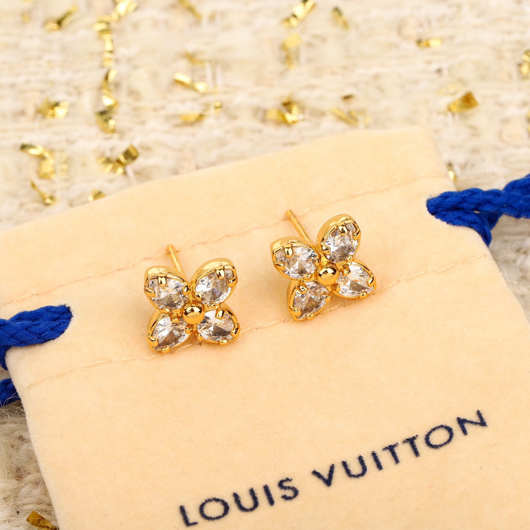 【関税負担なし・送料無料・代引可】ヴィトン ピアス 未使用 箱付き