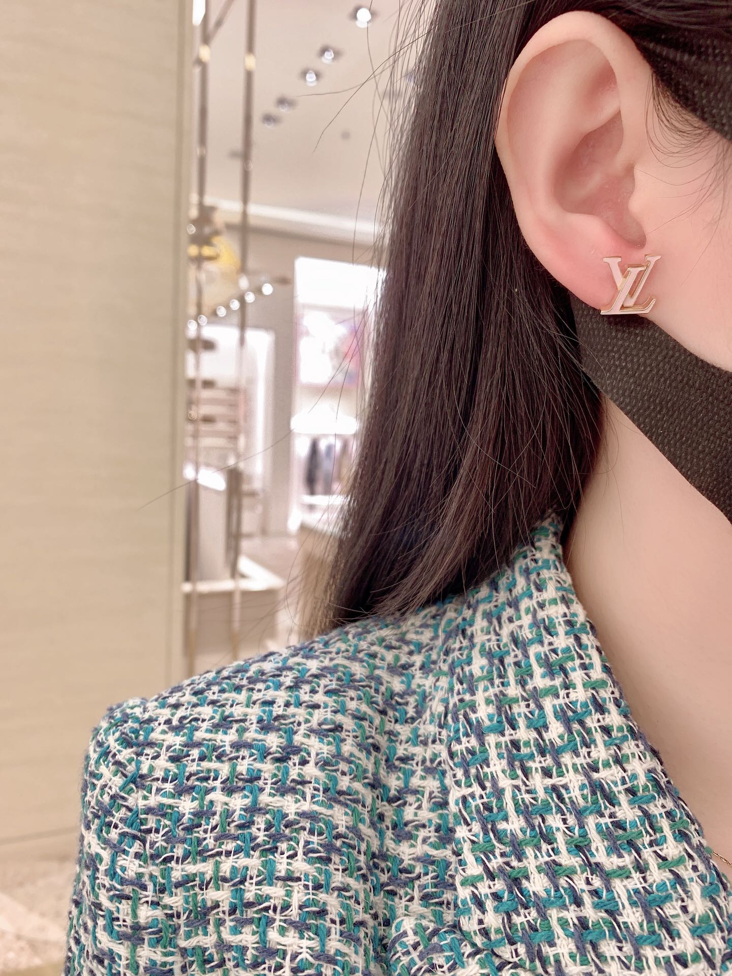 【関税負担なし・送料無料・代引可】ヴィトン ピアス 未使用 箱付き