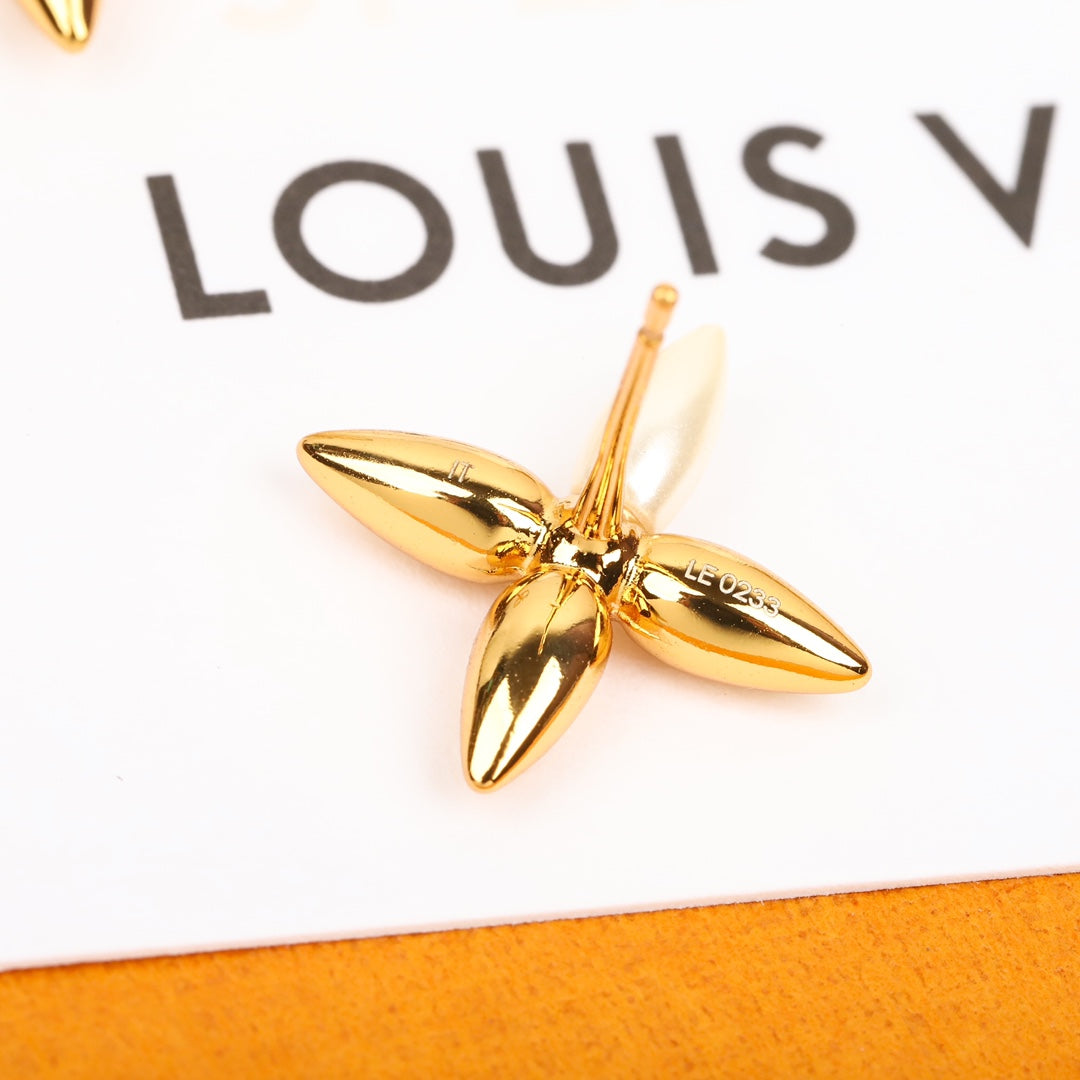 【関税負担なし・送料無料・代引可】ヴィトン ピアス 未使用 箱付き