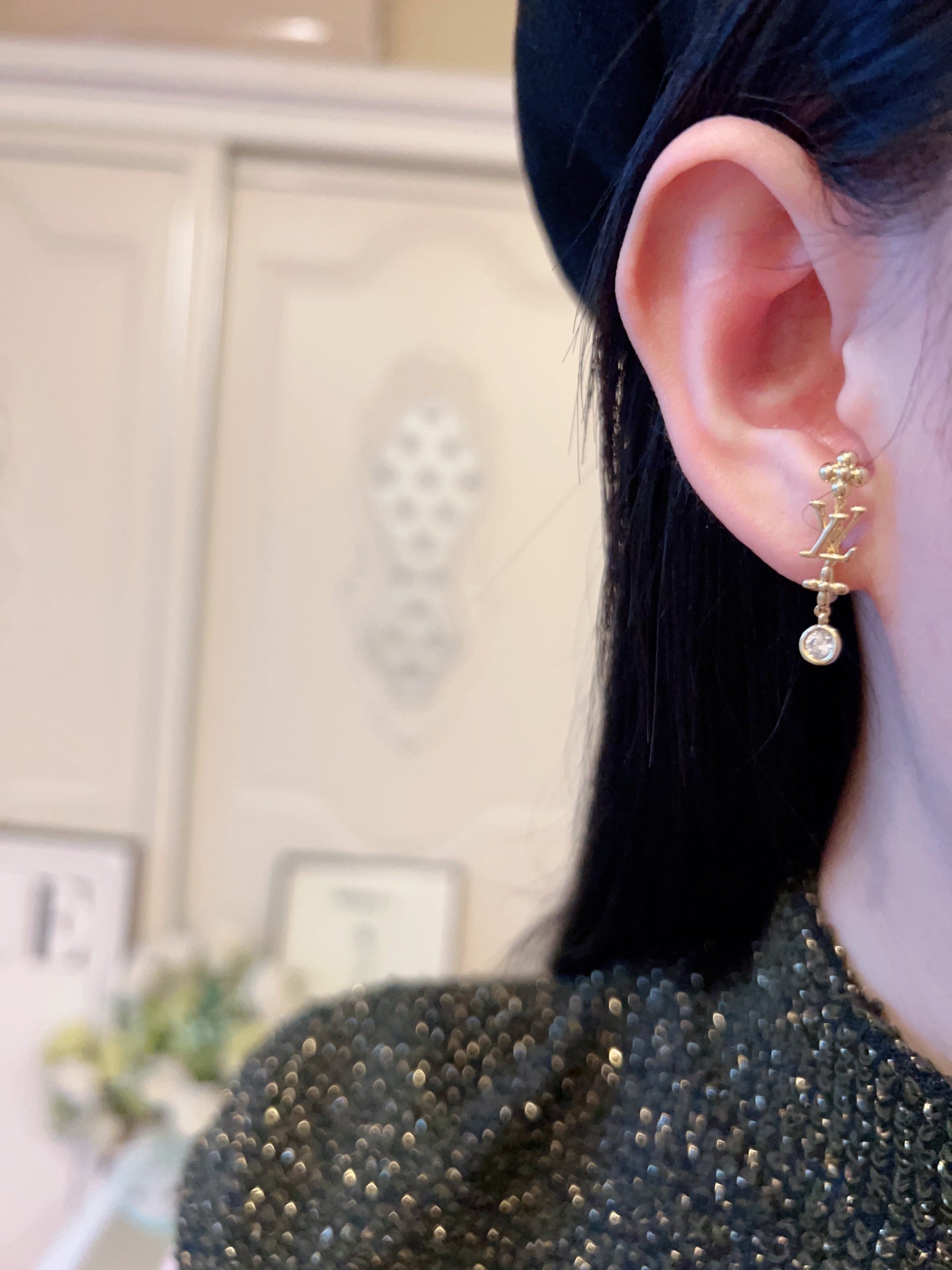 【関税負担なし・送料無料・代引可】ヴィトン ピアス 未使用 箱付き