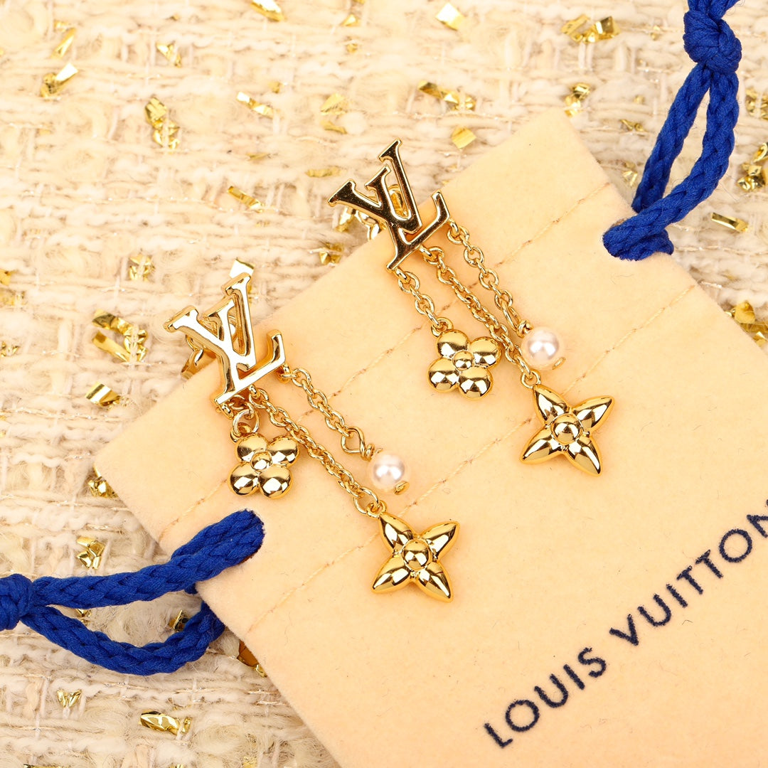 【関税負担なし・送料無料・代引可】ヴィトン ピアス 未使用 箱付き