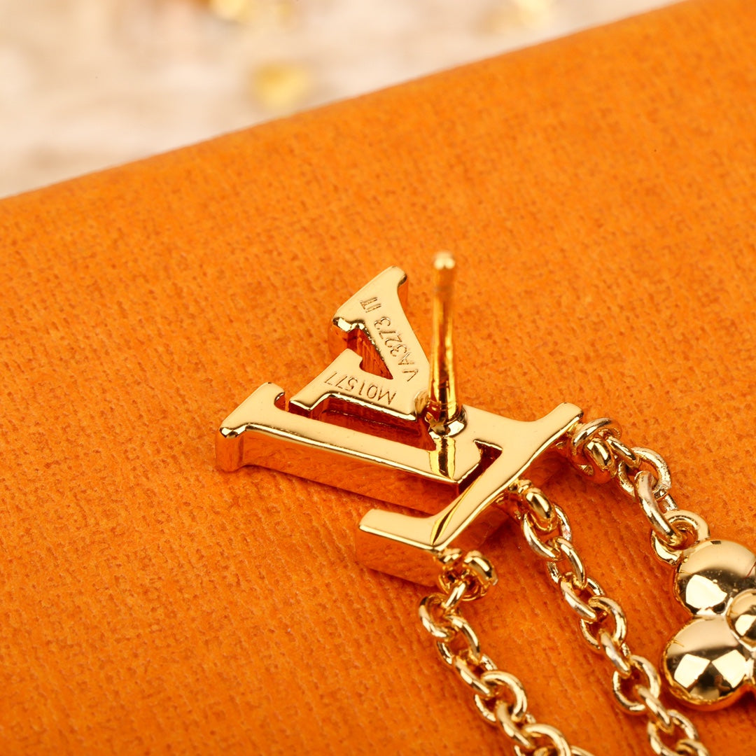 【関税負担なし・送料無料・代引可】ヴィトン ピアス 未使用 箱付き