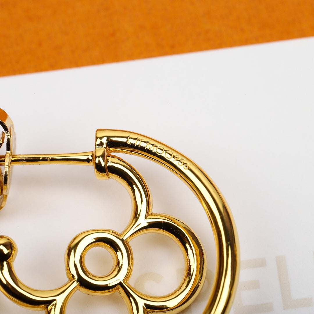 【関税負担なし・送料無料・代引可】ヴィトン ピアス 未使用 箱付き