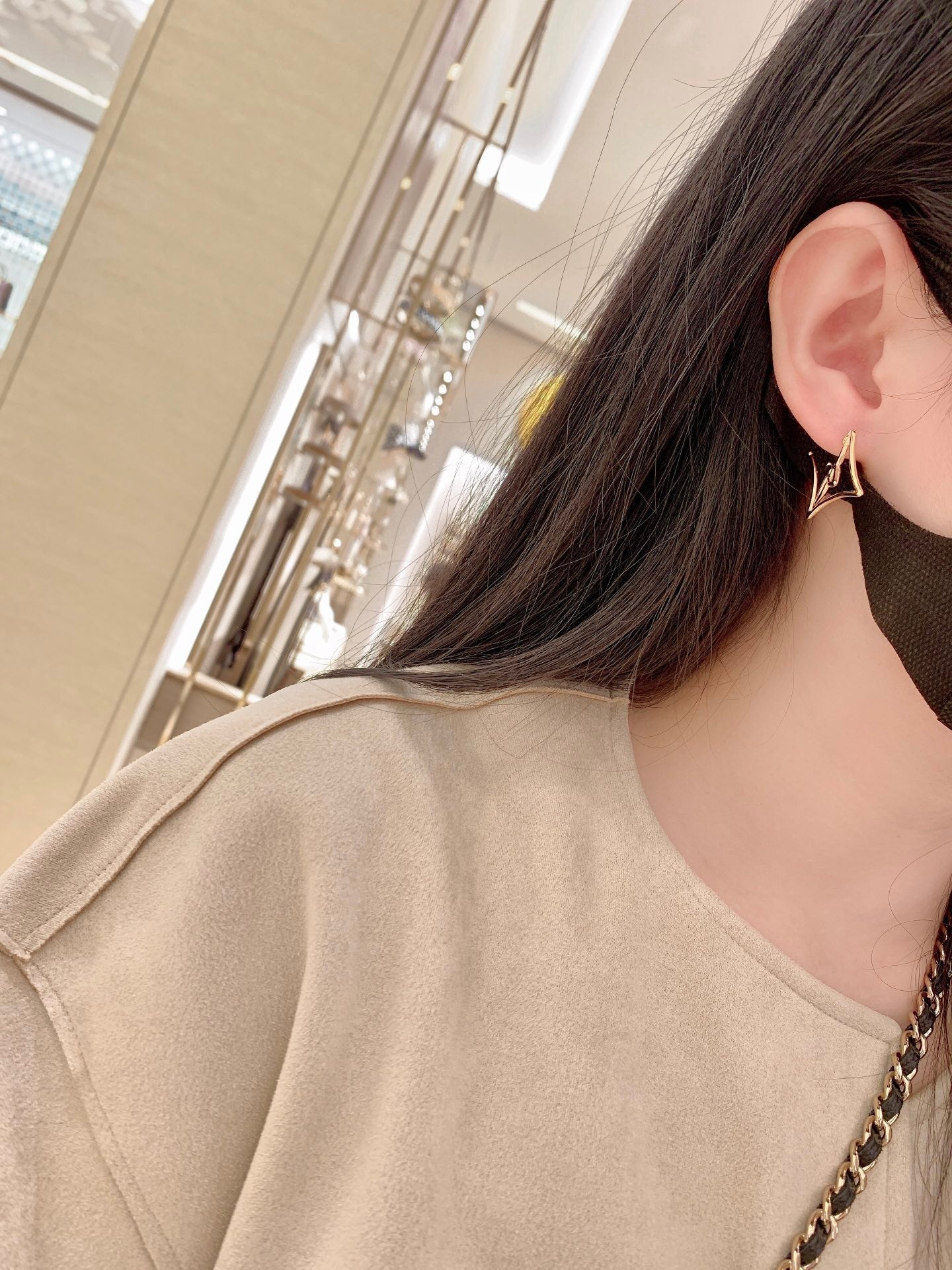 【関税負担なし・送料無料・代引可】ヴィトン ピアス 未使用 箱付き