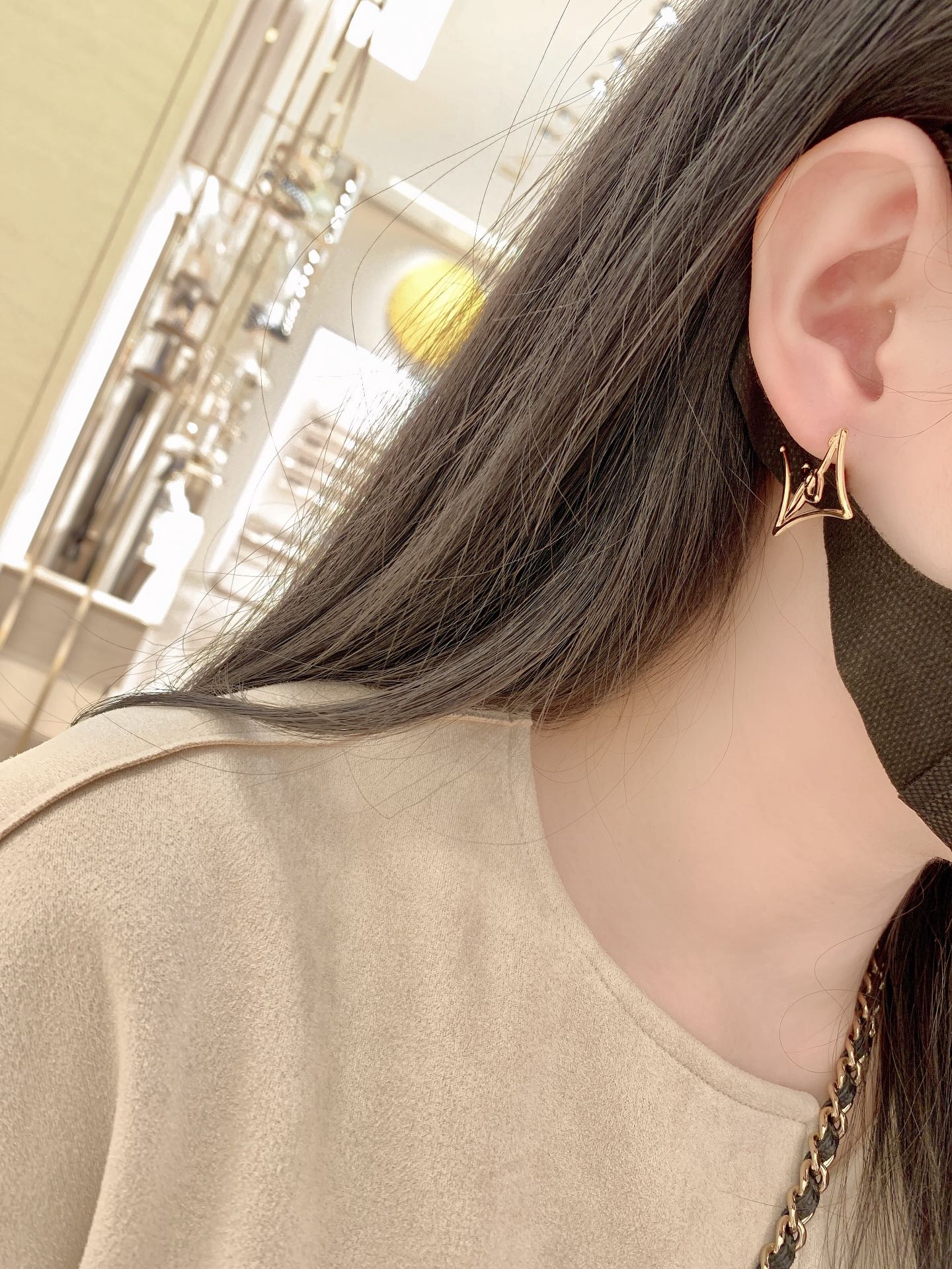 【関税負担なし・送料無料・代引可】ヴィトン ピアス 未使用 箱付き