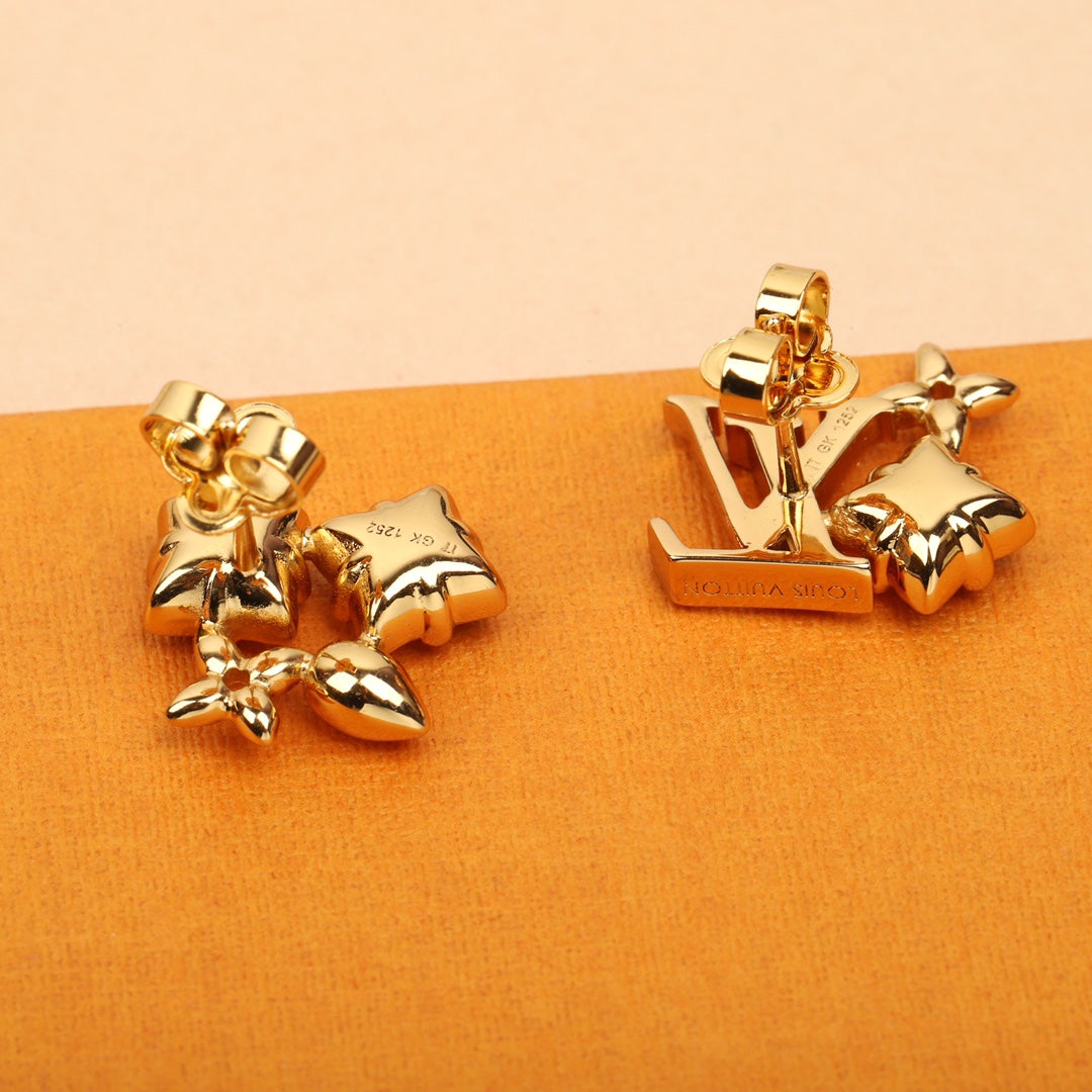 【関税負担なし・送料無料・代引可】ヴィトン ピアス 未使用 箱付き