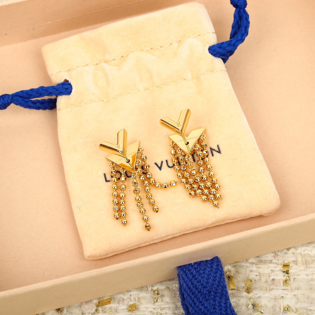 【関税負担なし・送料無料・代引可】ヴィトン ピアス 未使用 箱付き