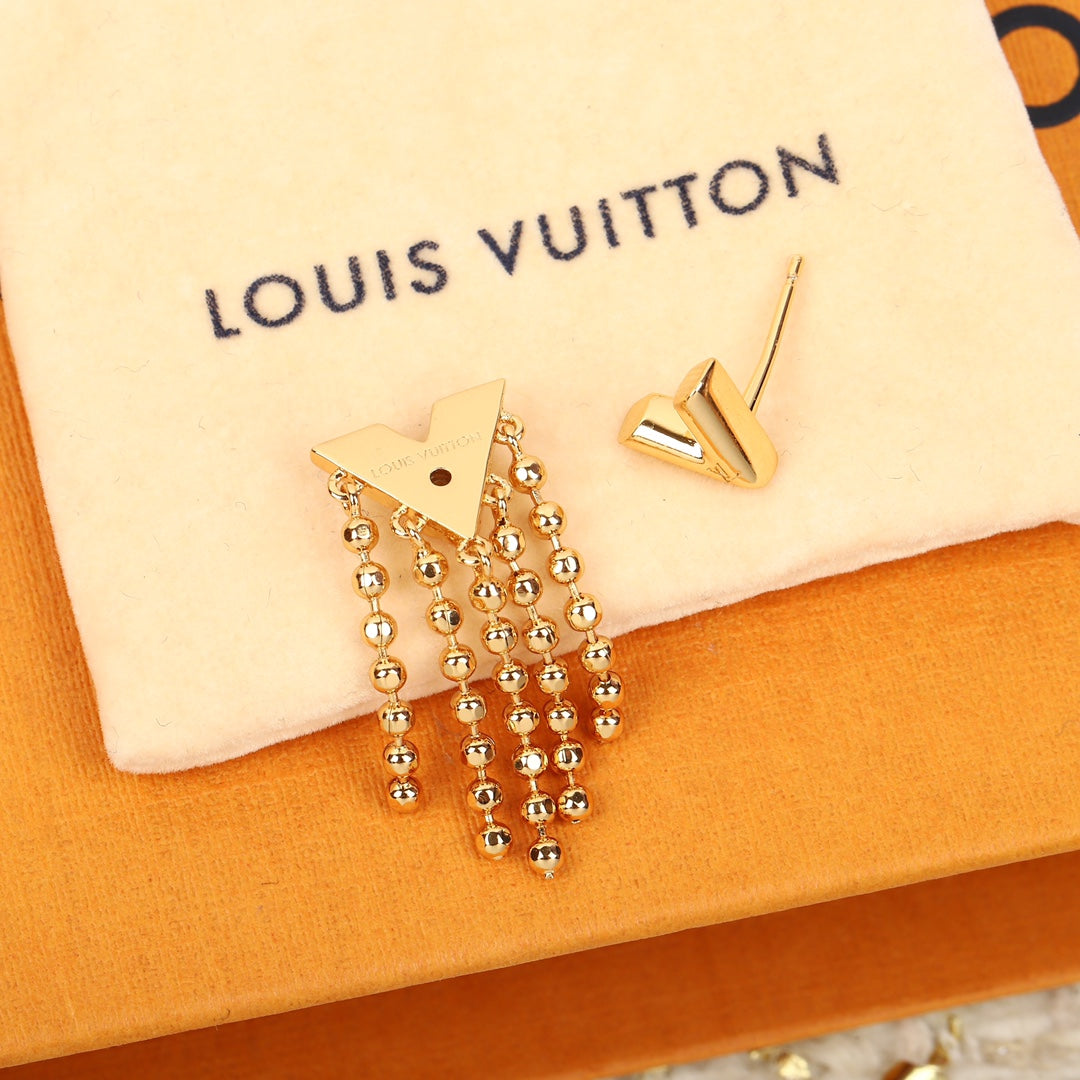 【関税負担なし・送料無料・代引可】ヴィトン ピアス 未使用 箱付き