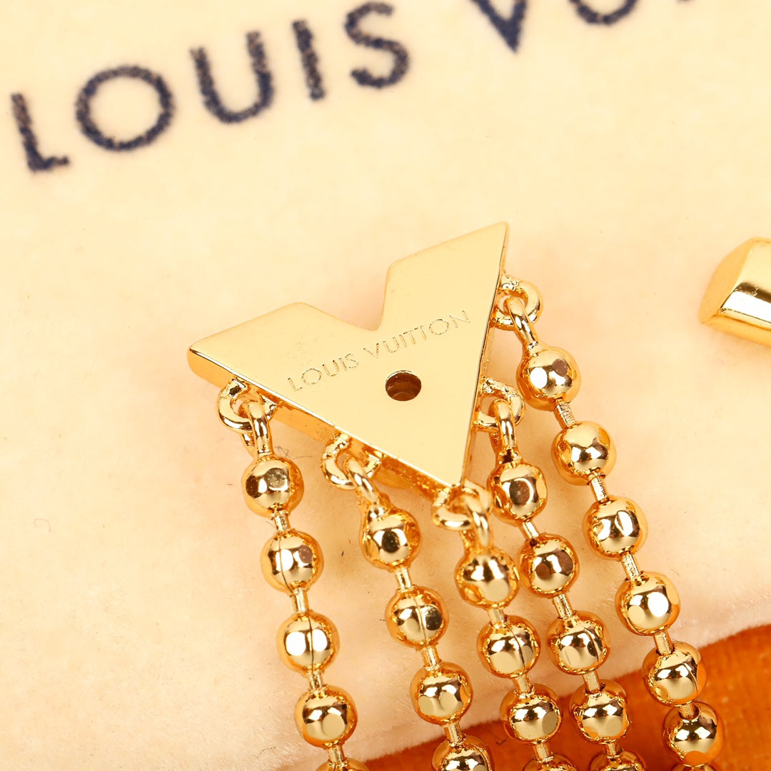 【関税負担なし・送料無料・代引可】ヴィトン ピアス 未使用 箱付き