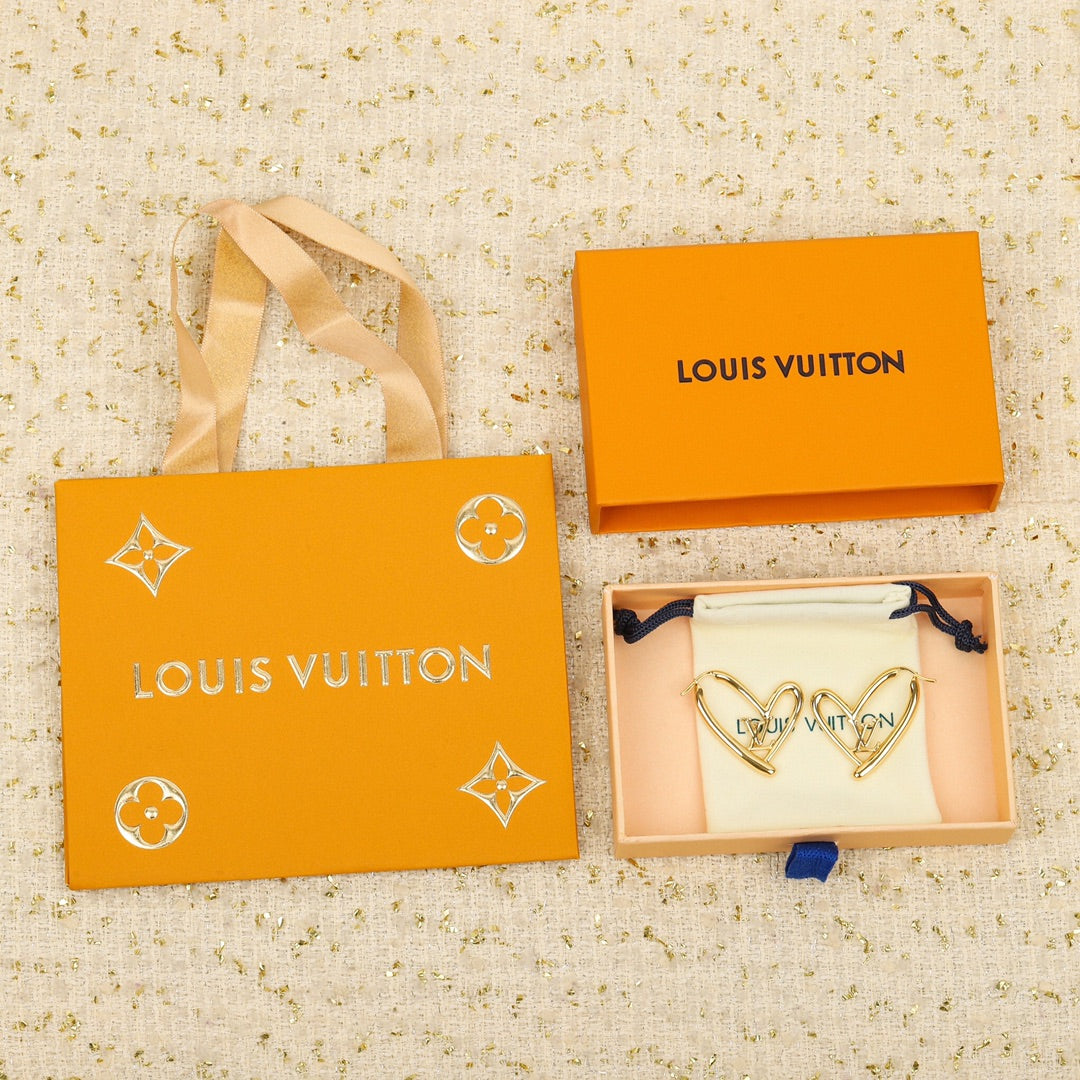 【関税負担なし・送料無料・代引可】ヴィトン ピアス 未使用 箱付き