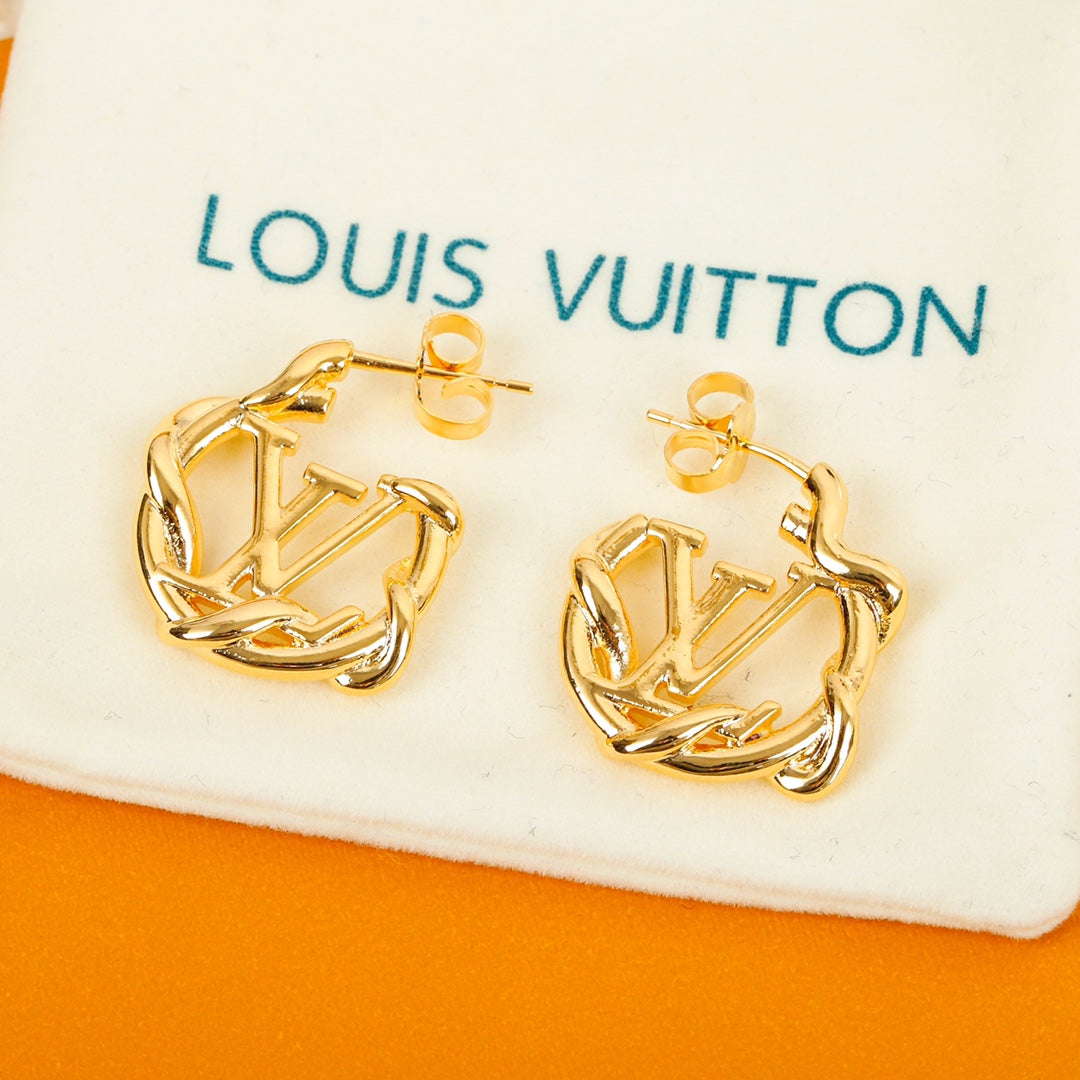 【関税負担なし・送料無料・代引可】ヴィトン ピアス 未使用 箱付き