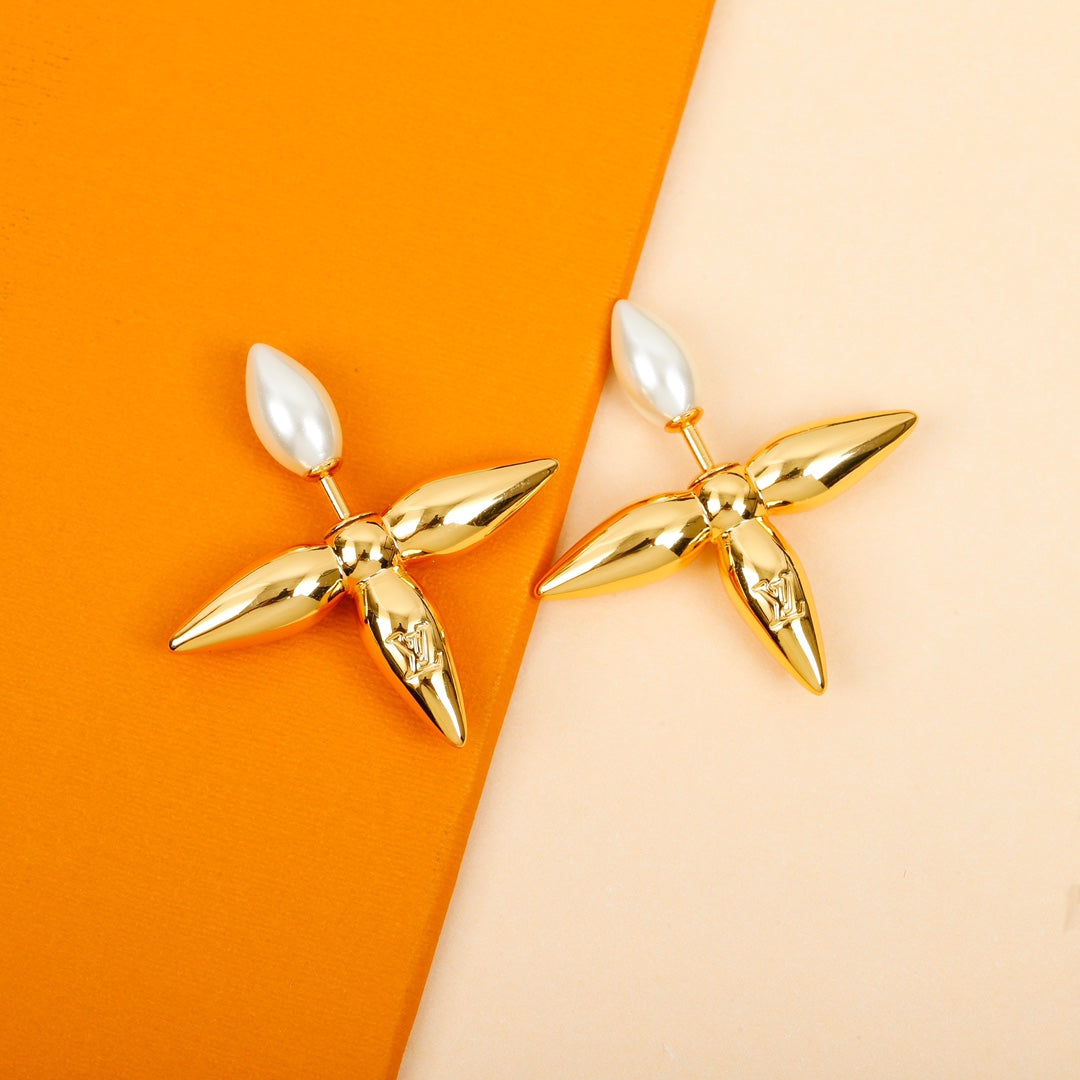 【関税負担なし・送料無料・代引可】ヴィトン ピアス 未使用 箱付き